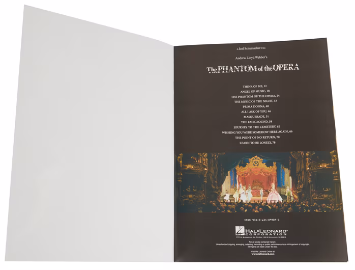 MS The Phantom Of The Opera: Film Soundtrack Vocal Selections - Soundtrack