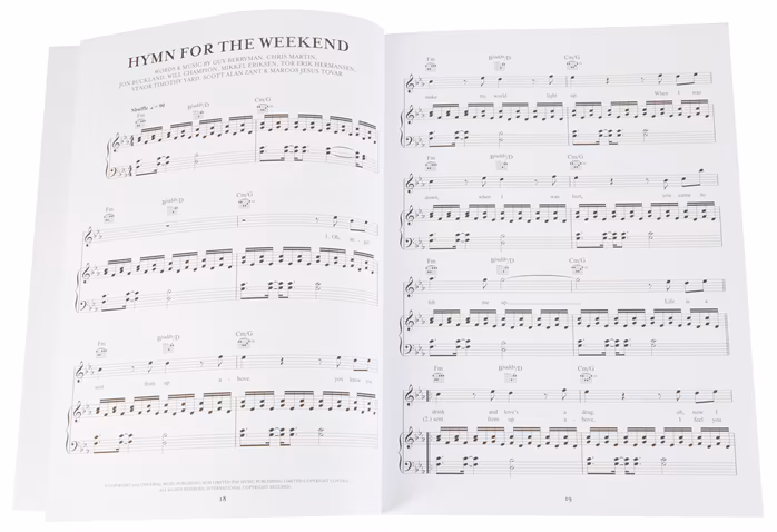 MS Coldplay: A Head Full Of Dreams - Noten für Klavier und Guitarre