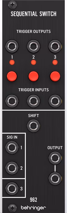 Behringer 962 SEQUENTIAL SWITCH - Eurorack-Modul