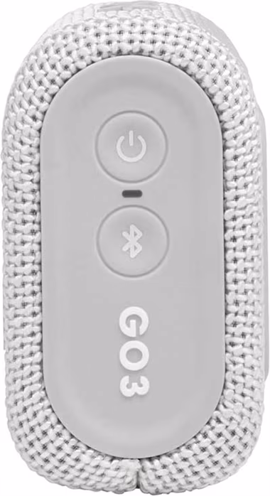 JBL GO3 White - Mobiler Wireless Lautsprecher