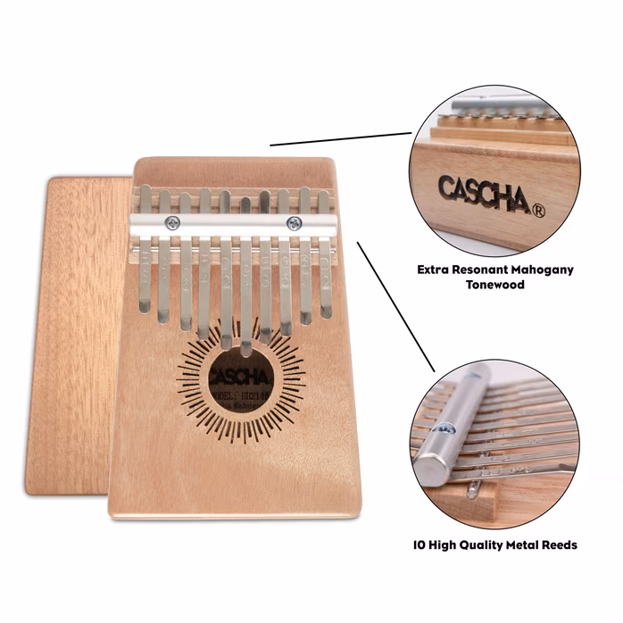 Cascha Kalimba Mahogany 10 - Kalimba