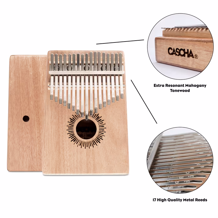 Cascha Kalimba Mahogany 17 - Kalimba