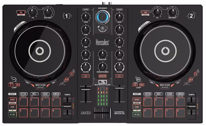 Hercules DJ DJControl Inpulse 300 - DJ Controller für iPad