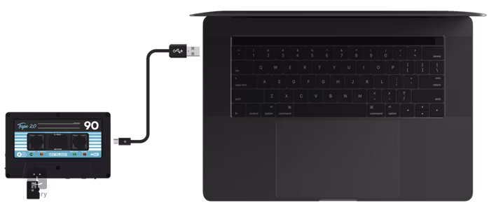 Reloop TAPE 2 - Aufnahmegerät in Taschenformat