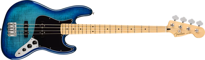 Fender Player Jazz Bass® Plus Top, Maple Fingerboard, Blue Burst - E-Bass