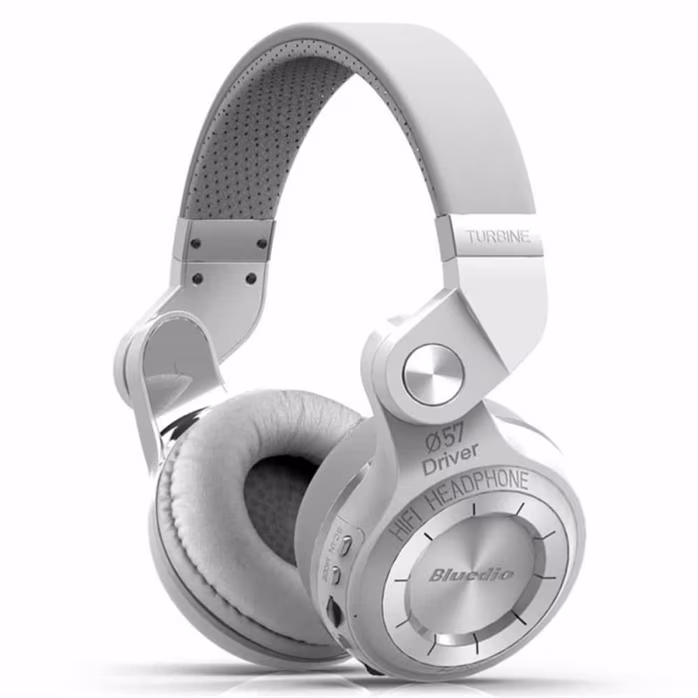 Bluedio T2 + FM White - Wireless-Headset