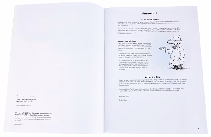 MS Look, Listen & Learn 1 - Tenor Saxophone - Saxophon-Schule für Anfänger