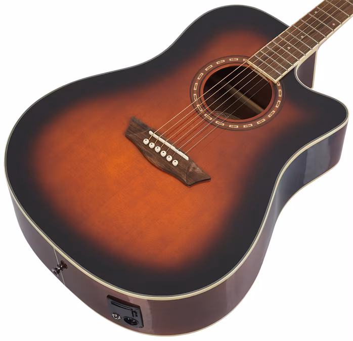 Washburn WD7SCEATB-A-U - Elektroakustische Gitarre