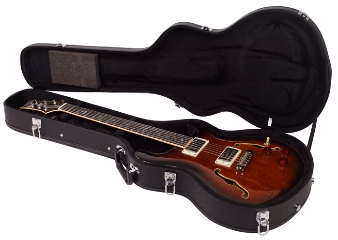 PRS SE Hollowbody II Piezo Black Gold Sunburst - Semiakustische Gitarre