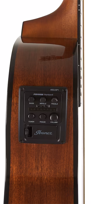 Ibanez AEWC11 Dark Violin Sunburst - Elektroakustische Gitarre