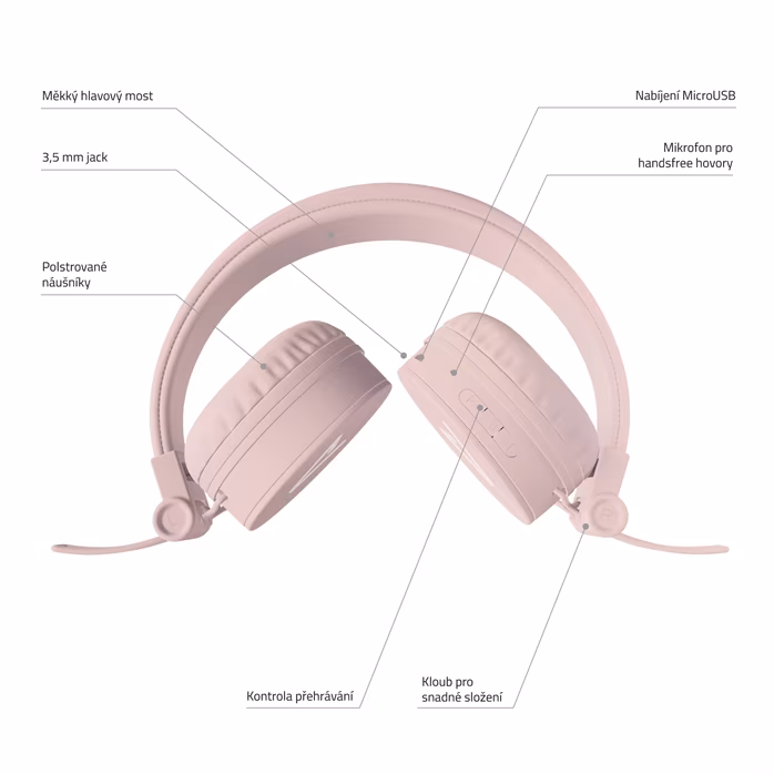 LAMAX Blaze2 Pink - Wireless-Headset