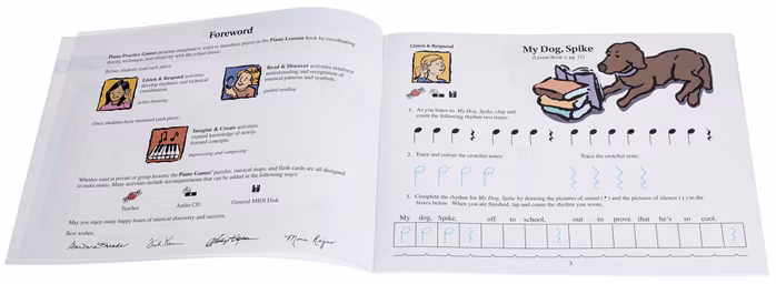 MS Hal Leonard Student Piano Library: Piano Practice Games Book 1 - Klavierschule für Anfänger