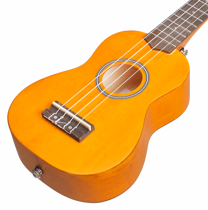 Cascha HH 3973 Soprano Ukulele Bundle Yellow - Ukulele Set