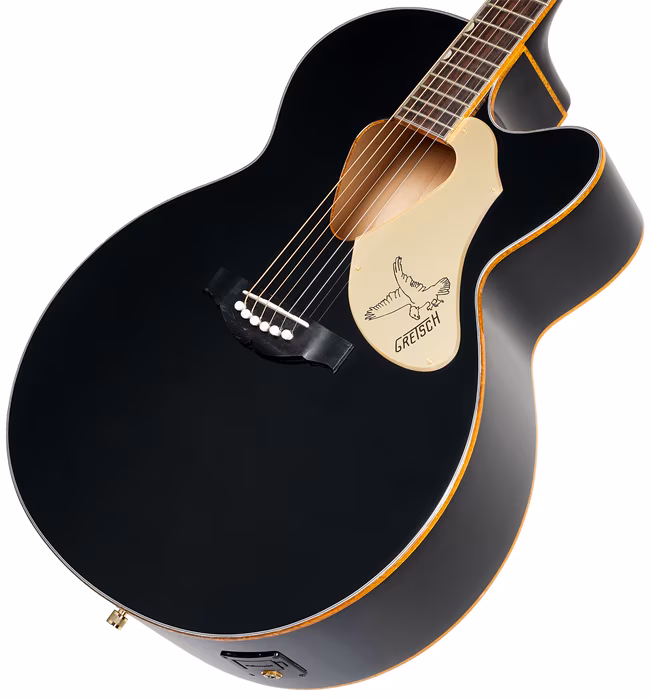Gretsch G5022CBFE Rancher Falcon Jumbo BLK - Elektroakustische Gitarre