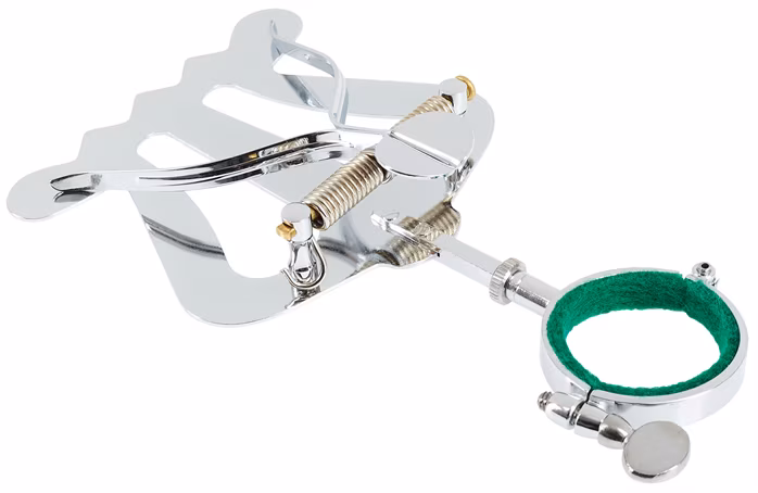 Ruka 37516 Clarinet, Nickel finish - Notenständer mit Lyra für Klarinette 