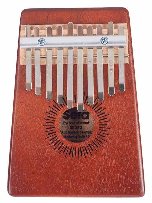 Sela Kalimba Mahogany 10 Red - Kalimba