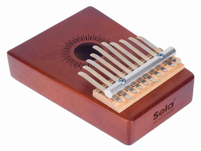 Sela Kalimba Mahogany 10 Red - Kalimba
