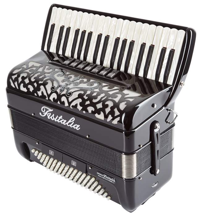 Fisitalia 37.34 Black - Tastenakkordeon