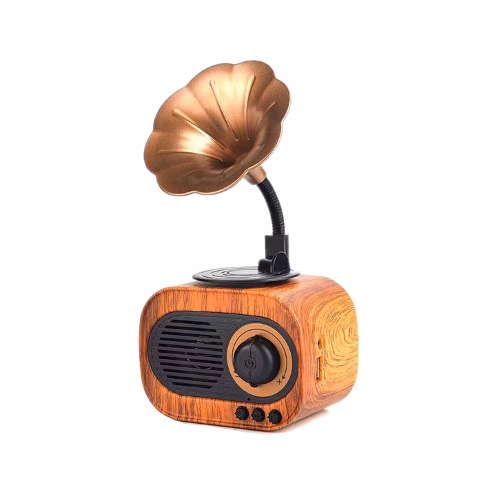 Mozos MINI-B5-RETRO - Mobiler Wireless Lautsprecher