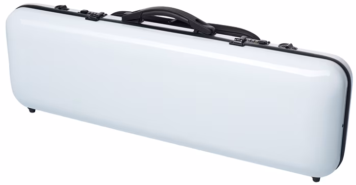 Pierre Marin Violin PC Oblong Case 4/4 White - Geigenkasten