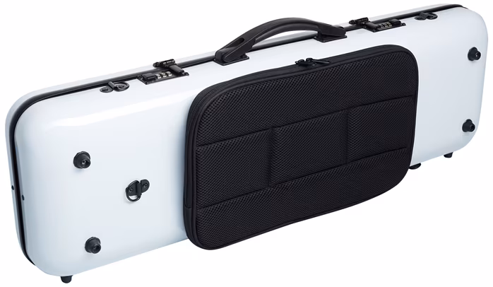 Pierre Marin Violin PC Oblong Case 4/4 White - Geigenkasten