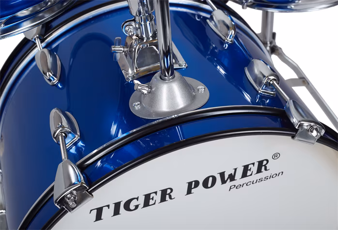 Tiger Power TCCJR30 Blue (ausgepackt) - Schlagzeug für Kinder