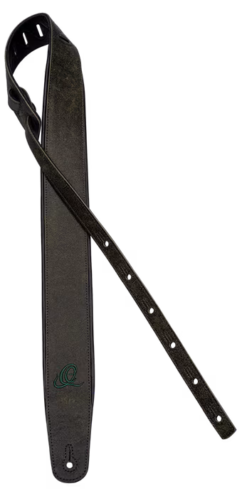 Ortega Leather Strap Olive Tree - Gitarrengurt