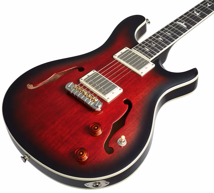 PRS SE Hollowbody Standard Fire Red Burst (gebraucht) - Semiakustische Gitarre