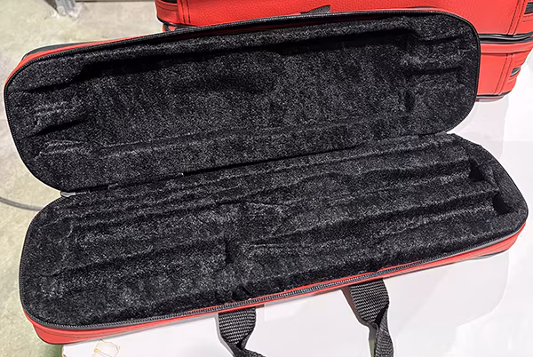 Ortolá 390Brg Western Case Amelie, Red - Case für Querflöte
