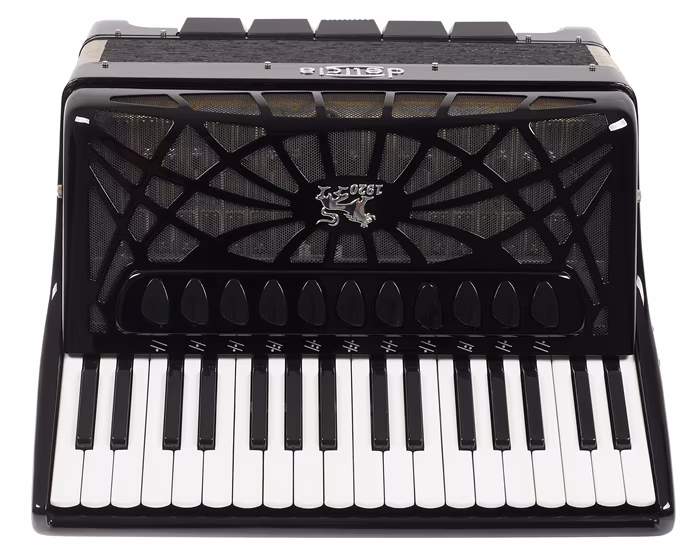 Delicia Arnaldo 96, Black - Tastenakkordeon