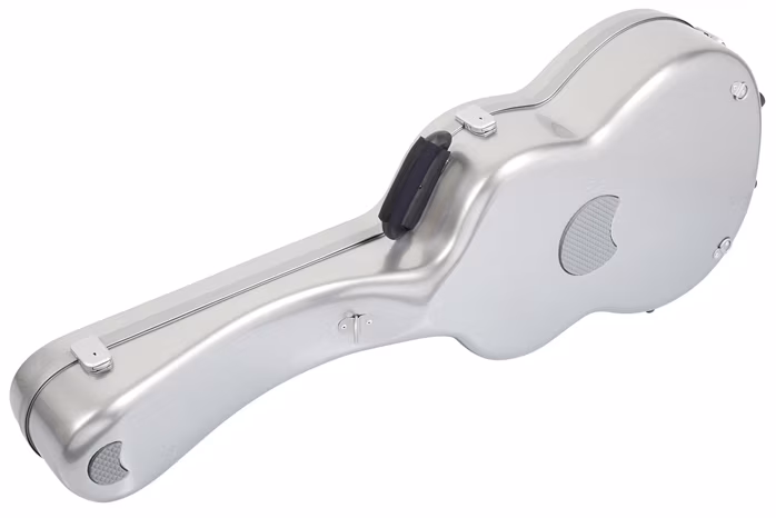 Bam La Défense - Classical Guitar - Brushed Aluminium - Koffer für klassische Gitarre