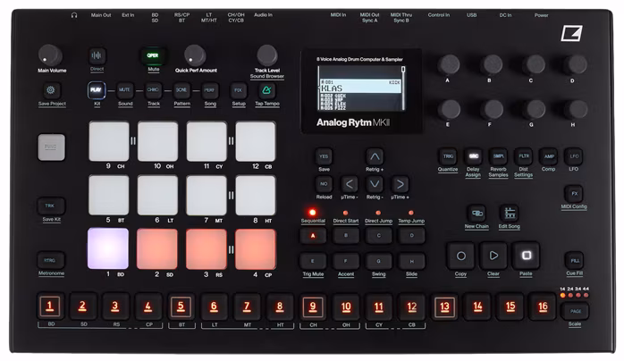 Elektron Analog Rytm MK2 - BK - Groovebox