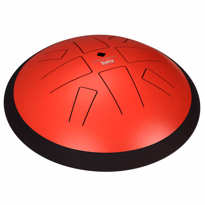 Sela 10" Melody Tongue Drum Red - Tonque Drum