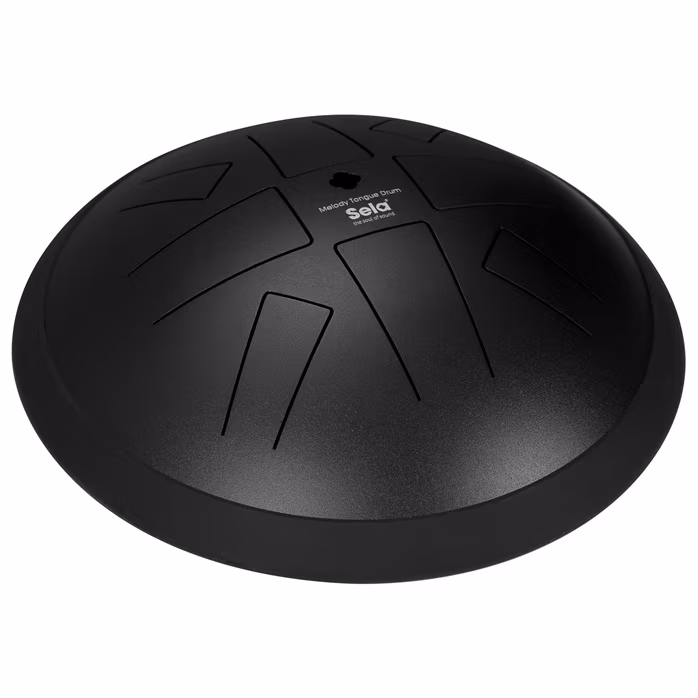Sela 10" Melody Tongue Drum Black - Tonque Drum