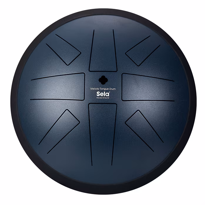 Sela 10" Melody Tongue Drum Navy Blue - Tonque Drum