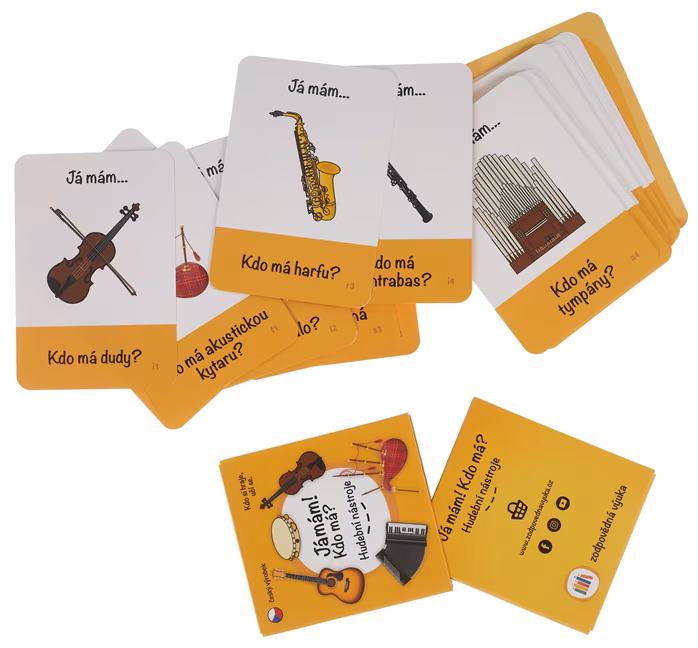 Zodpovědná výuka Já mám, kdo má? Hudební nástroje - Musikunterricht