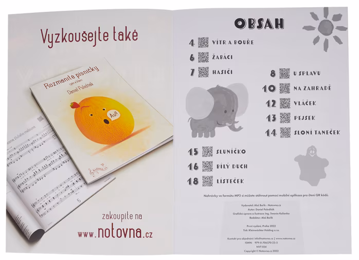 KN Drobné písničky + audio online - Klaviernoten