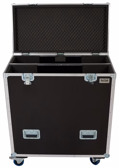 Razzor Cases 2x Portman Retro Lamp 9mm - Flight Case für Beleuchtung