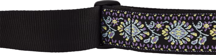 Fender Pasadena Woven Strap, Blue Lotus, 2" - Gitarrengurt