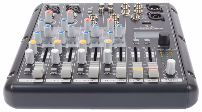 Soundsation YOUMIX-202 MEDIA - Analoges Mischpult
