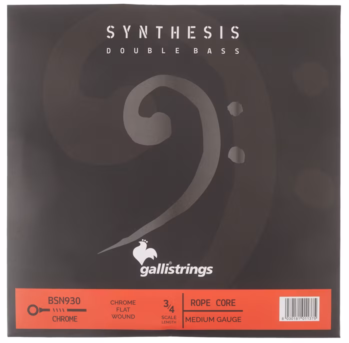 Galli BSN 930 Synthesis Bass Rope Chrome 3/4 - Kontrabass-Saiten