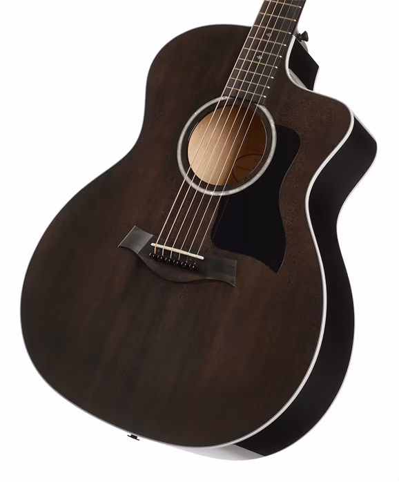 Taylor 214ce DLX Ltd Trans Grey Top - Elektroakustische Gitarre