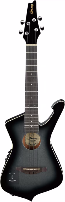 Ibanez UICT10 Metallic Gray Sunburst - Elektroakustische Ukulele