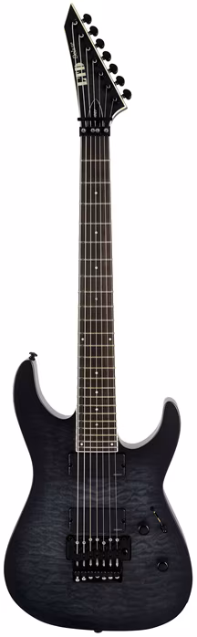 ESP LTD M-1007 QM STBLKSBS - Siebensaitige E-Gitarre