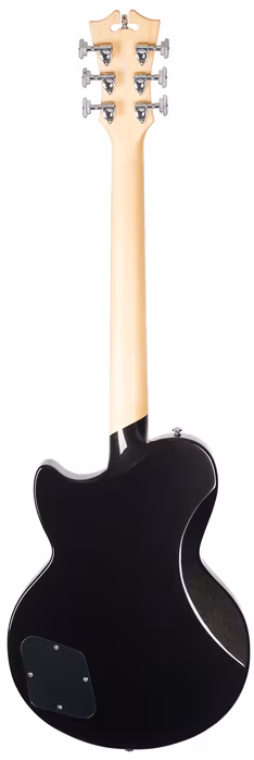 D'Angelico Single Cutaway Solid Body Black Flake - E-Gitarre