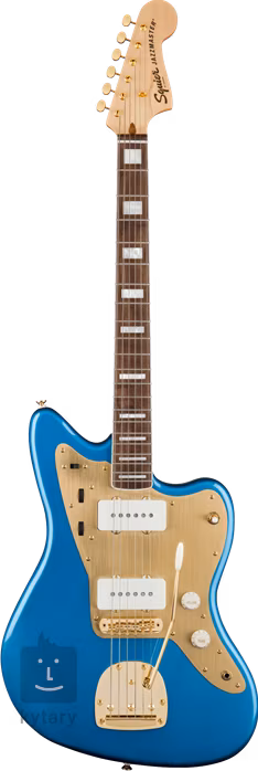 Fender Squier 40th Anniversary Jazzmaster Gold Edition LRL LPB - E-Gitarre