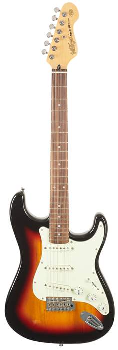 Vintage V60 Coaster 3 Tone Sunburst - E-Gitarre