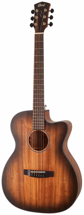 Cort Core-OC Mahogany OPBB (ausgepackt) - Elektroakustische Gitarre