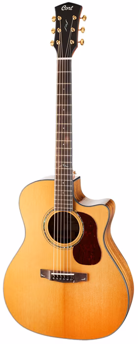 Cort Gold A6-Bocote NAT (ausgepackt) - Elektroakustische Gitarre