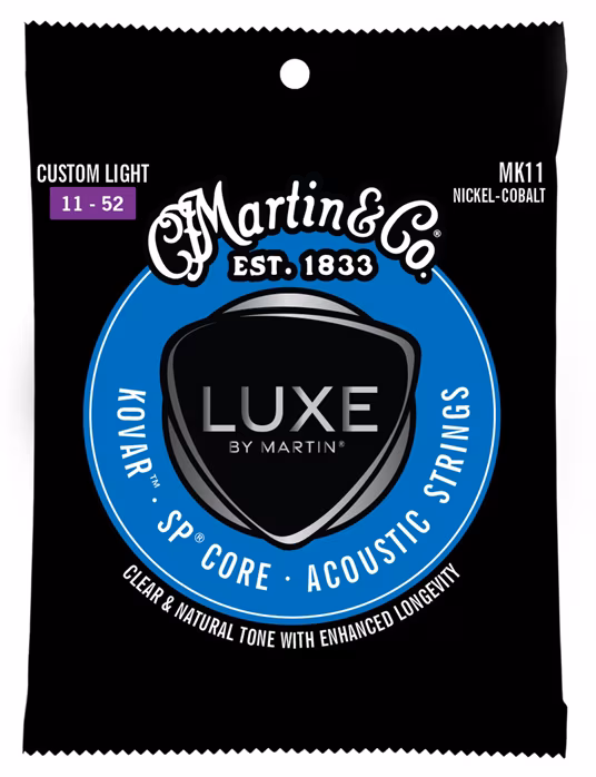 Martin Luxe Kovar Acoustic Strings 11 - Stahlseiten für akustische Gitarre